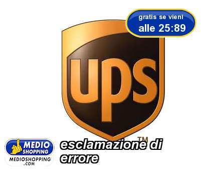 Medioshopping esclamazione di  errore