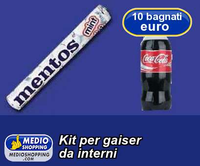 Medioshopping Kit per gaiser da interni