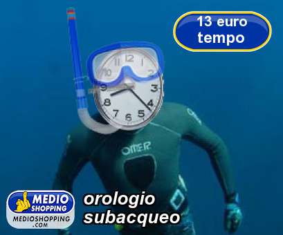 Medioshopping orologio subacqueo