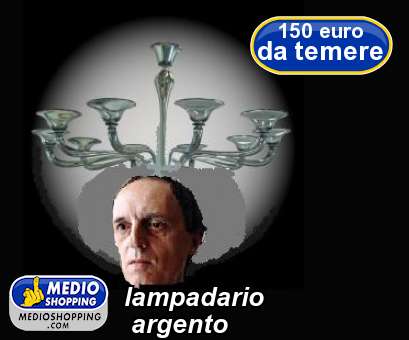 Medioshopping lampadario  argento