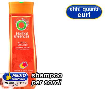 shampoo per sordi