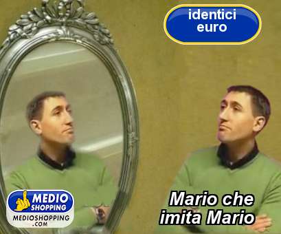 Medioshopping Mario che          imita Mario