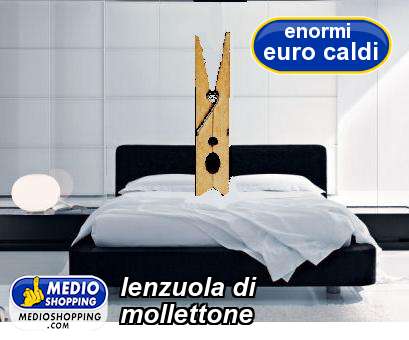 Medioshopping lenzuola di mollettone