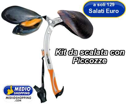 Medioshopping Kit da scalata con         Piccozze