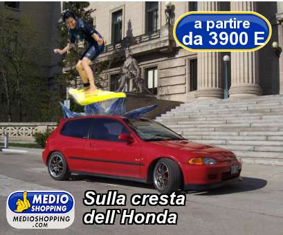 Sulla cresta dell`Honda
