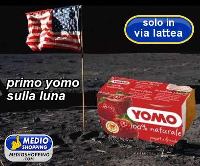 Medioshopping primo yomo sulla luna