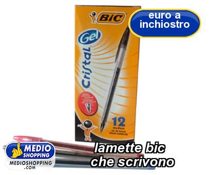 Medioshopping lamette bic         che scrivono