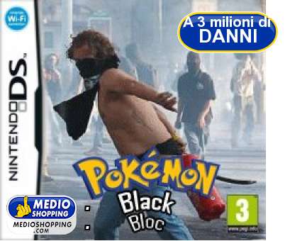 Medioshopping Pokemon Black Bloc