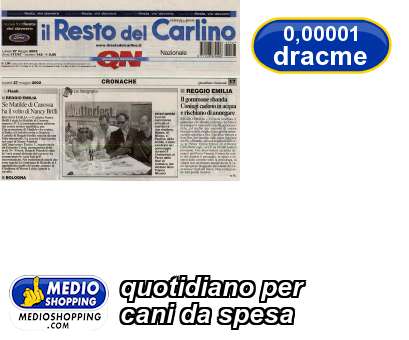 Medioshopping quotidiano per  cani da spesa