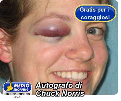 Medioshopping Autografo di  Chuck Norris