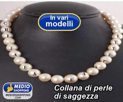 Medioshopping Collana di perle  di saggezza