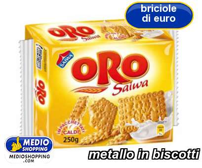 Medioshopping metallo in biscotti