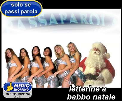 Medioshopping letterine a         babbo natale