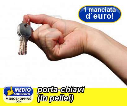 Medioshopping porta-chiavi (in pelle!)