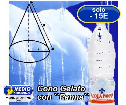 Medioshopping Cono Gelato con ``Panna``