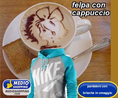 Medioshopping felpa con            cappuccio