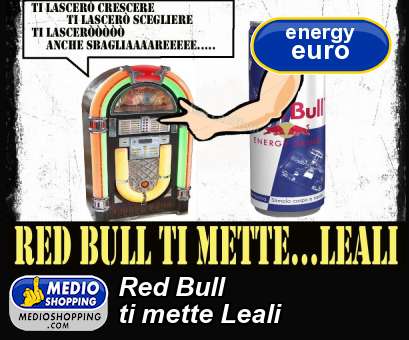 Medioshopping Red Bull ti mette Leali