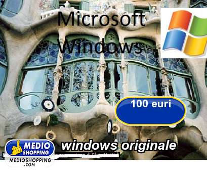 Medioshopping windows originale