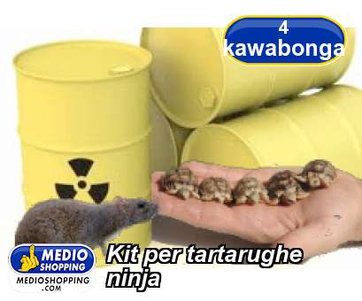 Medioshopping Kit per tartarughe ninja