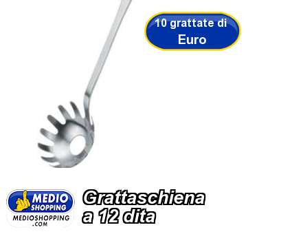 Medioshopping Grattaschiena a 12 dita