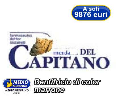 Medioshopping Dentifricio di color marrone