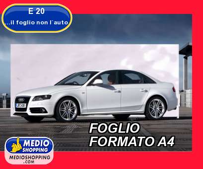 FOGLIO FORMATO A4