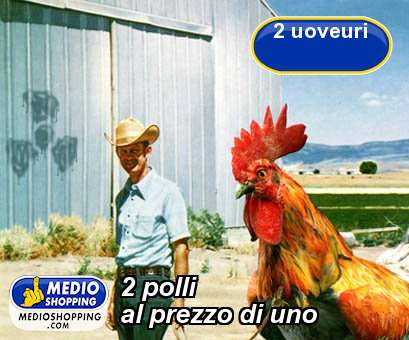 Medioshopping 2 polli al prezzo di uno