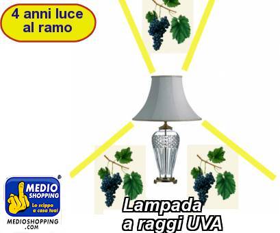 Medioshopping Lampada a raggi UVA