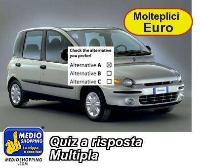 Medioshopping Quiz a risposta Multipla