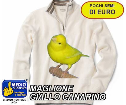 MAGLIONE  GIALLO CANARINO