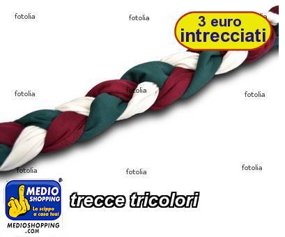 Medioshopping trecce tricolori