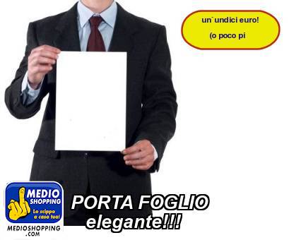 Medioshopping PORTA FOGLIO    elegante!!!