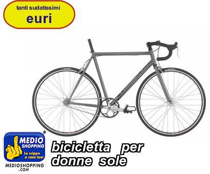 Medioshopping bicicletta   per donne  sole