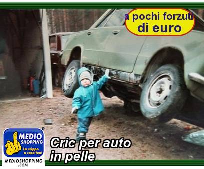 Medioshopping Cric per auto  in pelle