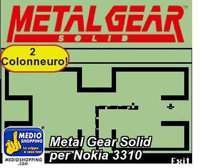 Medioshopping Metal Gear Solid per Nokia 3310