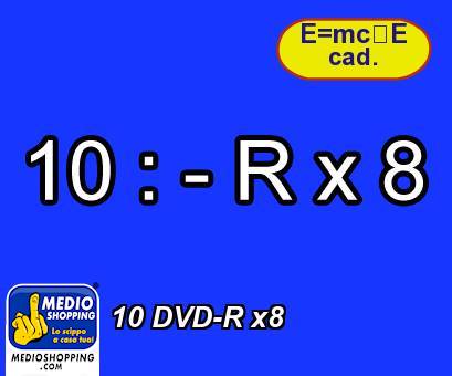 10 DVD-R x8