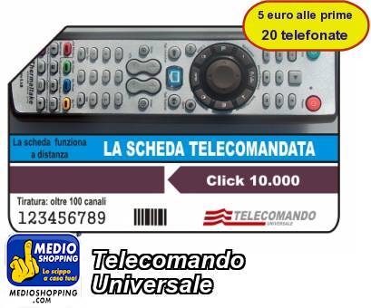 Medioshopping Telecomando Universale