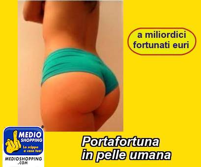 Medioshopping Portafortuna  in pelle umana