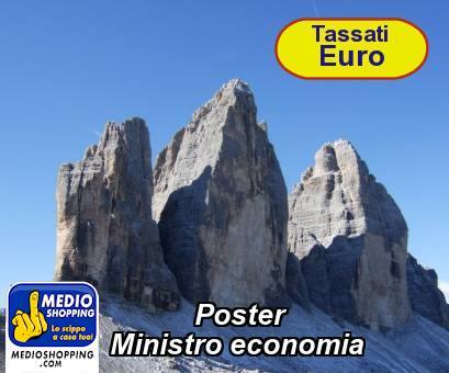 Poster Ministro economia