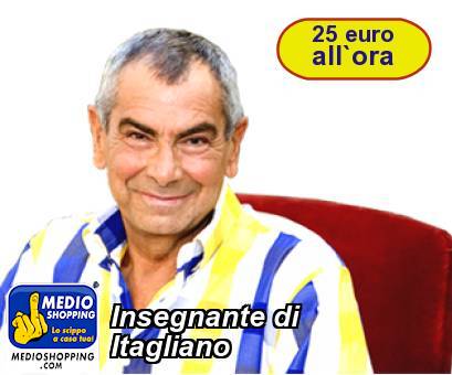 Medioshopping Insegnante di Itagliano