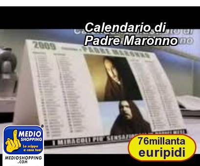 Calendario di  Padre Maronno